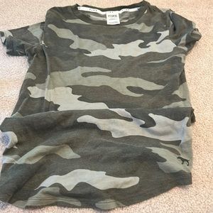 Victoria Secret Pink camouflage tee